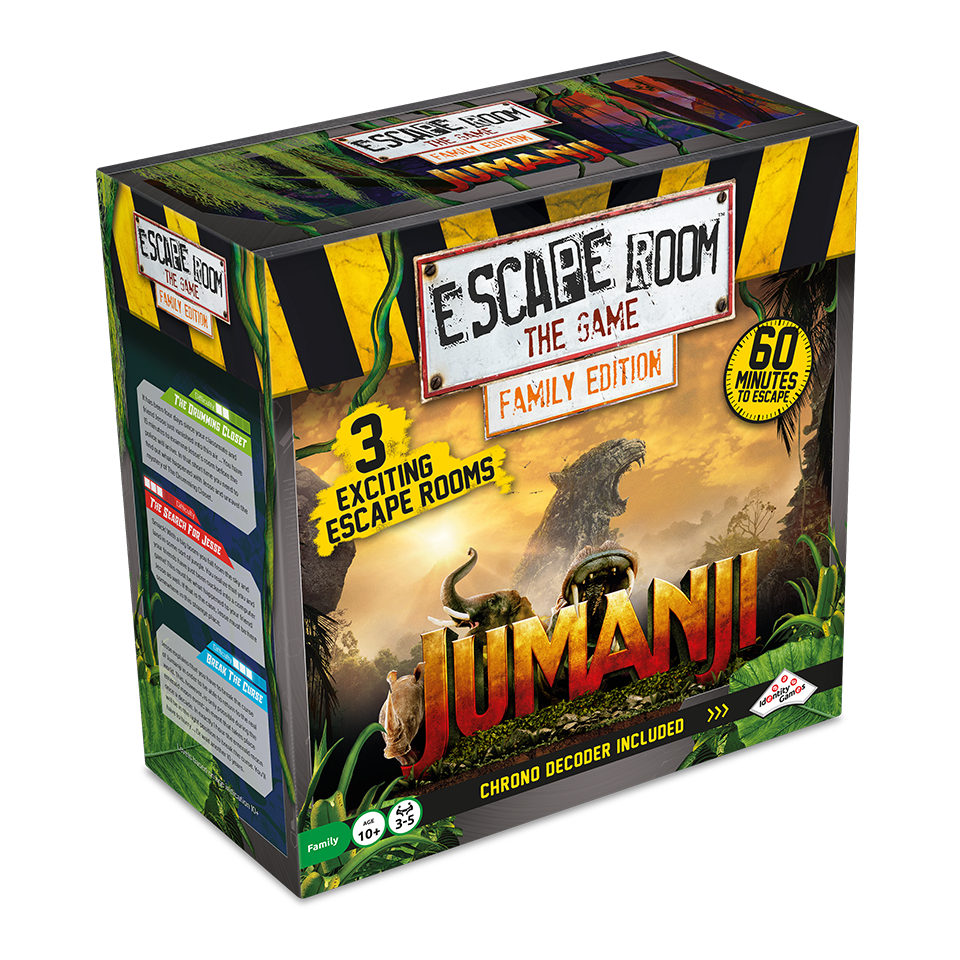 Escape Room The Game, Versão 2 - com 4 Salas de Fuga Emocionantes Resolva o  jogo de tabuleiro misterioso para adultos e adolescentes