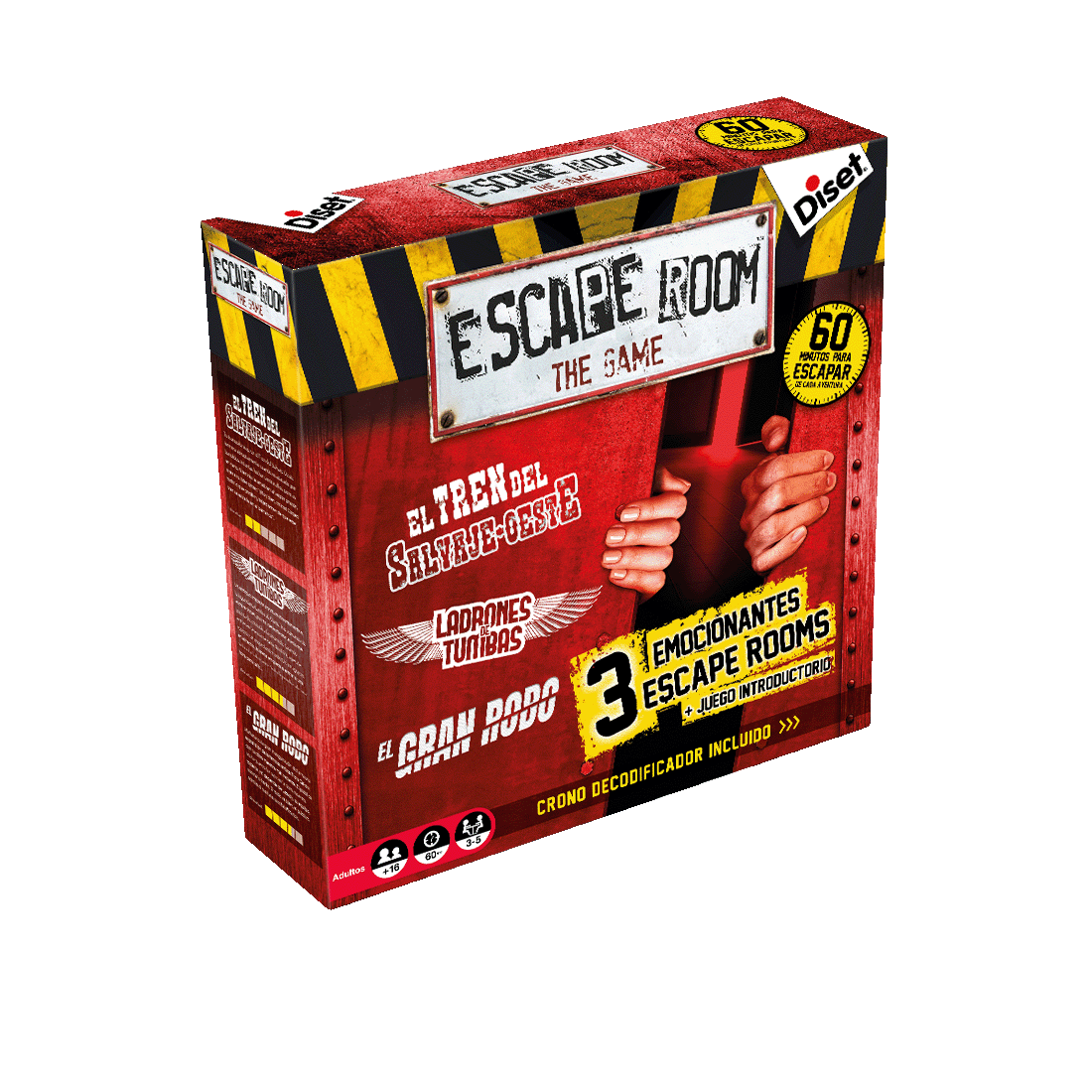 Escape Room The Game - Edición de terror para 2 jugadores con 2 juegos |  Resuelve el misterio juego de mesa para adultos y adolescentes