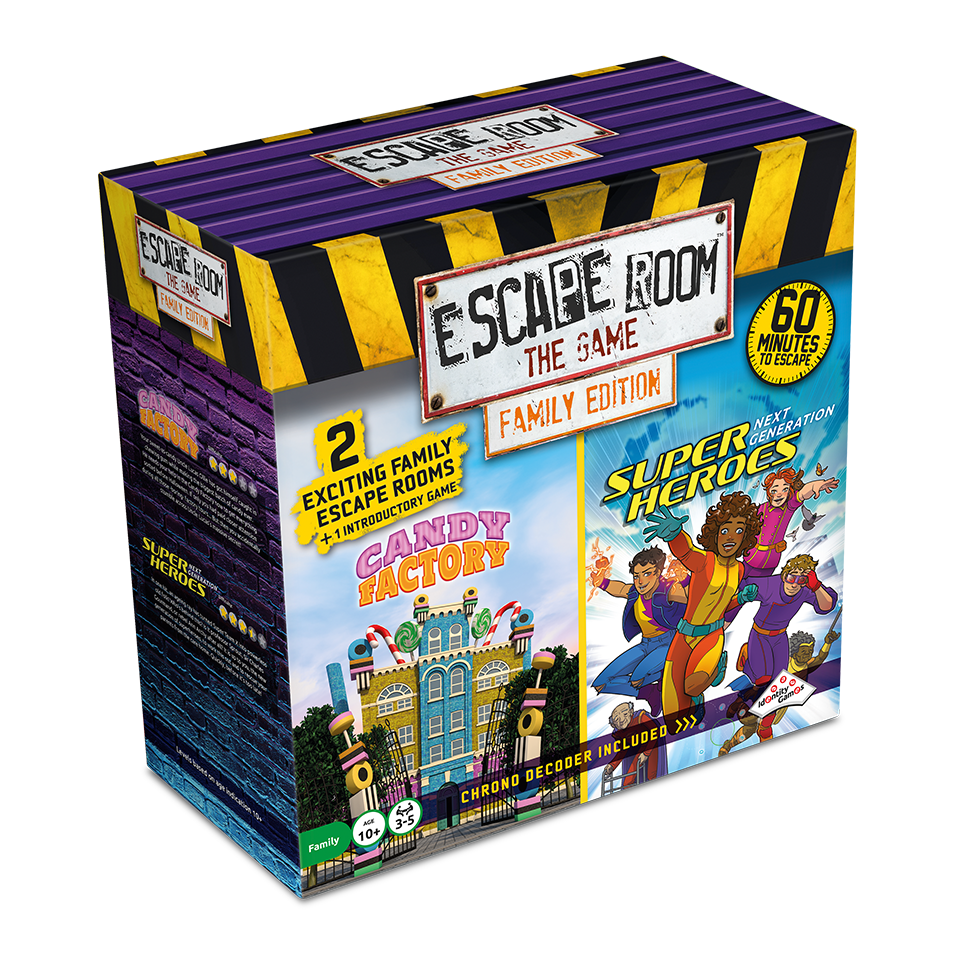  Escape Room The Game, Family Edition - con 3 emocionantes salas  de escape de la selva