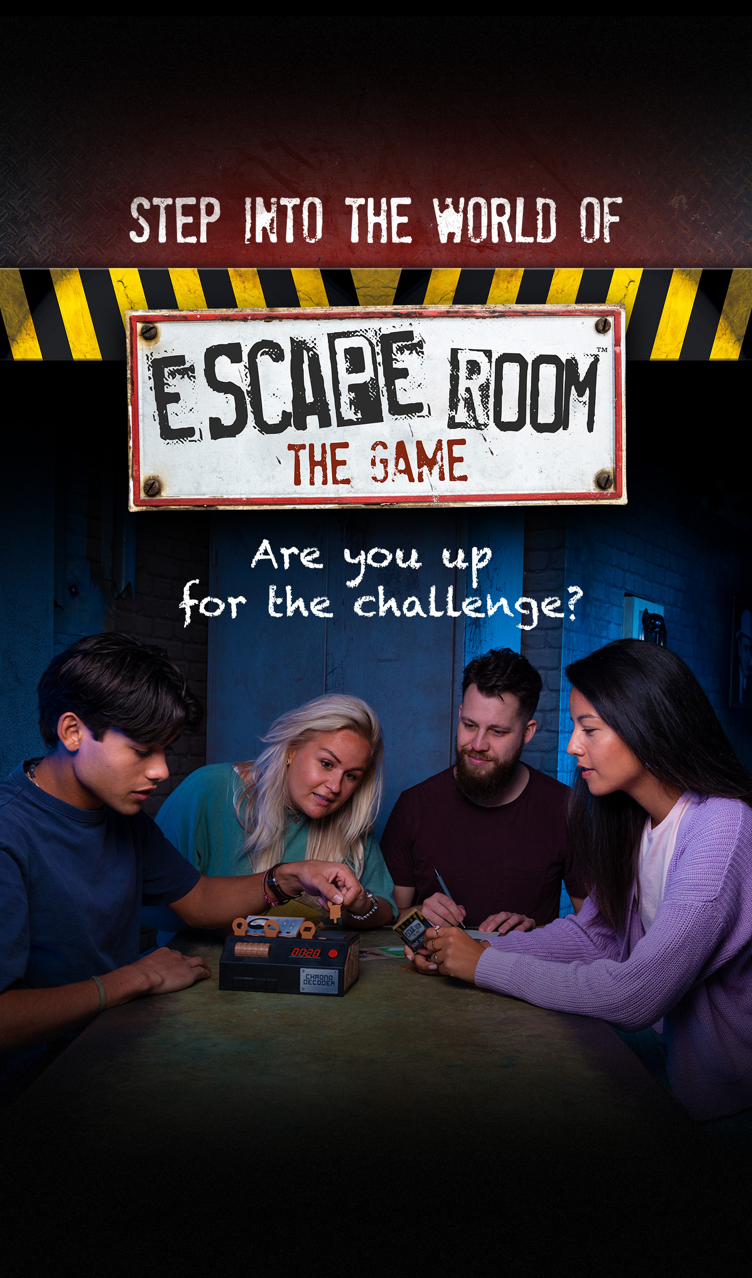 Escape Room The Game, Versão 2 - com 4 Salas de Fuga Emocionantes Resolva o  jogo de tabuleiro misterioso para adultos e adolescentes